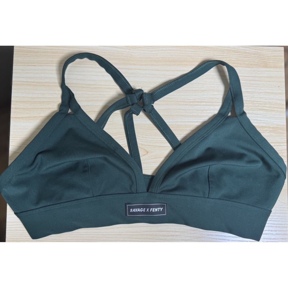 Savage-x-fenty Women's Green Bra Size S